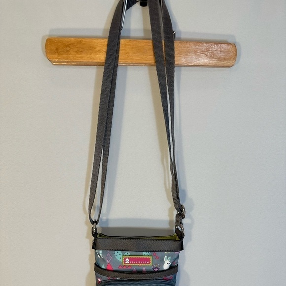 Lily Bloom Gay Crossbody Purse Llame Themed Zipper Strap Travel Eco Pockets S - Picture 2 of 16